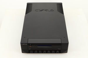 Top view of a used Cyrus CD8SE CD Player in Brushed Black finish