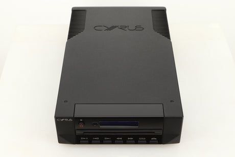 Top view of a used Cyrus CD8SE CD Player in Brushed Black finish