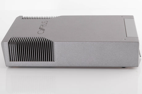 Left side view of a used Cyrus CD8X CD Player in a Quartz Silver finish