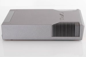 Right side view of a used Cyrus CD8X CD Player in a Quartz Silver finish