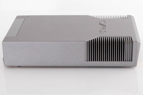 Right side view of a used Cyrus CD8X CD Player in a Quartz Silver finish