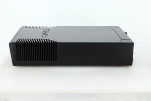 Side view of a used Cyrus i9-XR Integrated Amplifier in PhBlack finish 