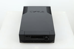 Top view of a used Cyrus i9-XR Integrated Amplifier in PhBlack finish 