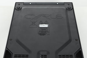 Underside view of a used Cyrus i9-XR Integrated Amplifier in PhBlack finish 