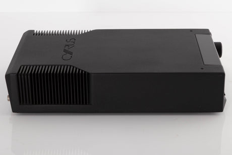 Left side view of a used Cyrus Phono Signature Phonostage in a Brushed Black finish