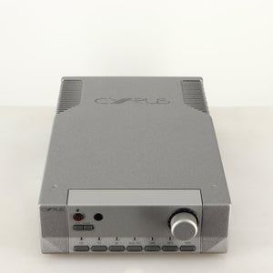 Top of a used Cyrus PRE VS2 Pre Amplifier in a quartz silver finish