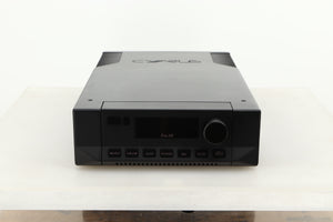Front view of a used Cyrus Pre-XR Pre Amplifier in PhBlack finish