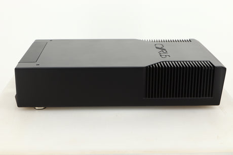 Side view of a used Cyrus PSU-XR Power Supply in PhBlack finish
