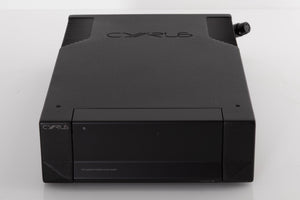 Front view of a used Cyrus PSX-R2 Power Supply in a Brushed Black finish