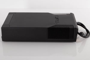 Right side view of a used Cyrus PSX-R2 Power Supply in a Brushed Black finish