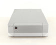 Front view of a used Cyrus Q-Power Power Amplifier in a silver finish