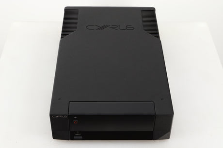 Top view of a used Cyrus Stereo 200 Power Amplifier in BrBlack finish