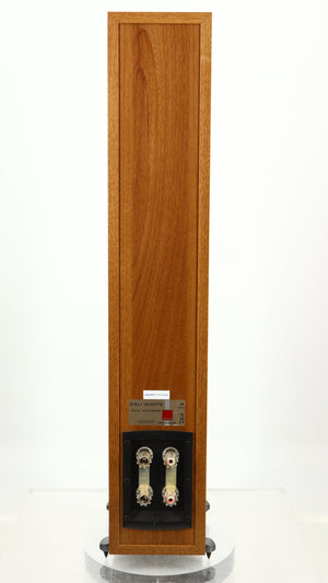 Rear view of a used Dali Ikon 5 Floorstanding Speaker in an oak finish
