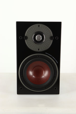 Front view of a used Dali Oberon 1C Active Standmount Speaker in Black finish