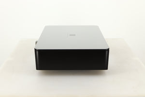 Side view of a used Dali Hub in Black finish