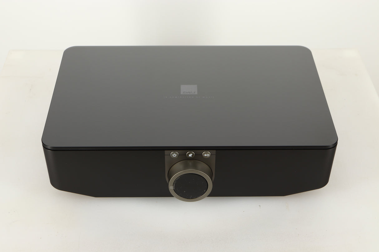 Top view of a used Dali Hub in Black finish