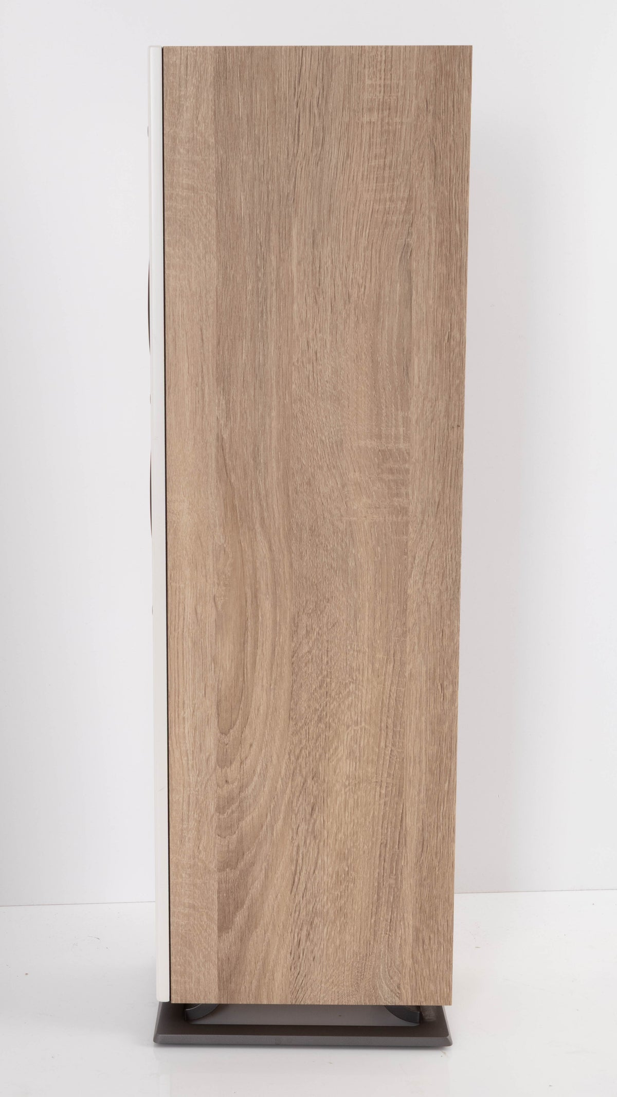 Right side view of a used Dali Oberon 5 Floorstanding Speaker in a Light Oak finish