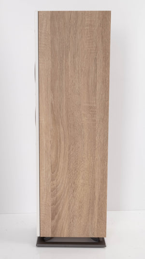Right side view of a used Dali Oberon 5 Floorstanding Speaker in a Light Oak finish