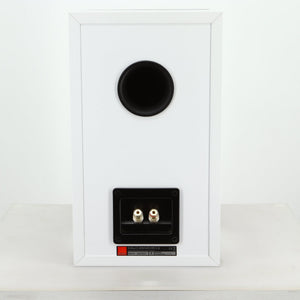 Rear view of a used Dali Zensor 3 Standmount Speaker in a satin white finish