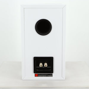 Rear view of a used Dali Zensor 3 Standmount Speaker in a satin white finish