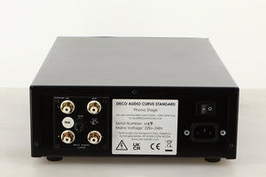 Rear view of a used Deco Audio Curve Standard Phonostage