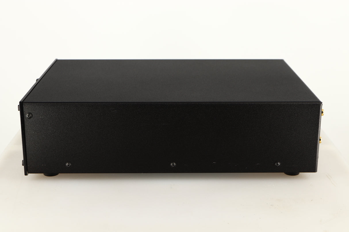 Right side view of a used Deco Audio Transfer DAC in a black finish