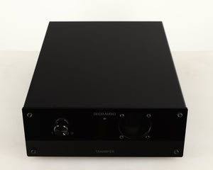 Top of a used Deco Audio Transfer DAC in a black finish