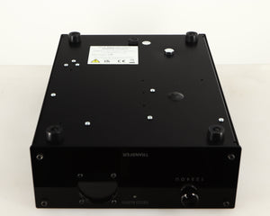 Underside of a used Deco Audio Transfer DAC in a black finish