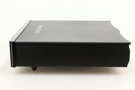Side view of a used Denafrips Pontus II R2R DAC in Black finish 