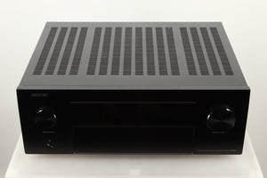 Top view of a used Denon AVR-4700 AV Amplifier in Black finish