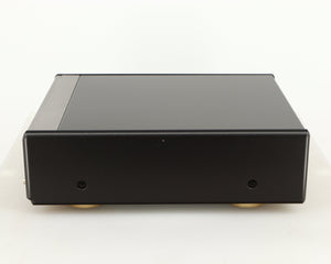 Right side view of a used Denon DDR-6.5 Cassette Deck in a silver finish
