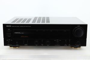 Front view of a used Denon PMA-720 Integrated Amplifier in Black finish 