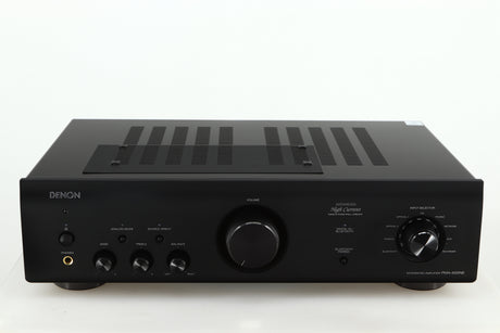Front view of a used Denon PMA600 Integrated Amplifier in a black finish