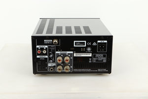 Rear view of a used Denon RCD-M40DAB Mini System in Black finish 