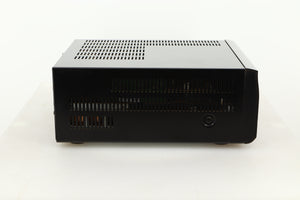 Side view of a used Denon RCD-M40DAB Mini System in Black finish 