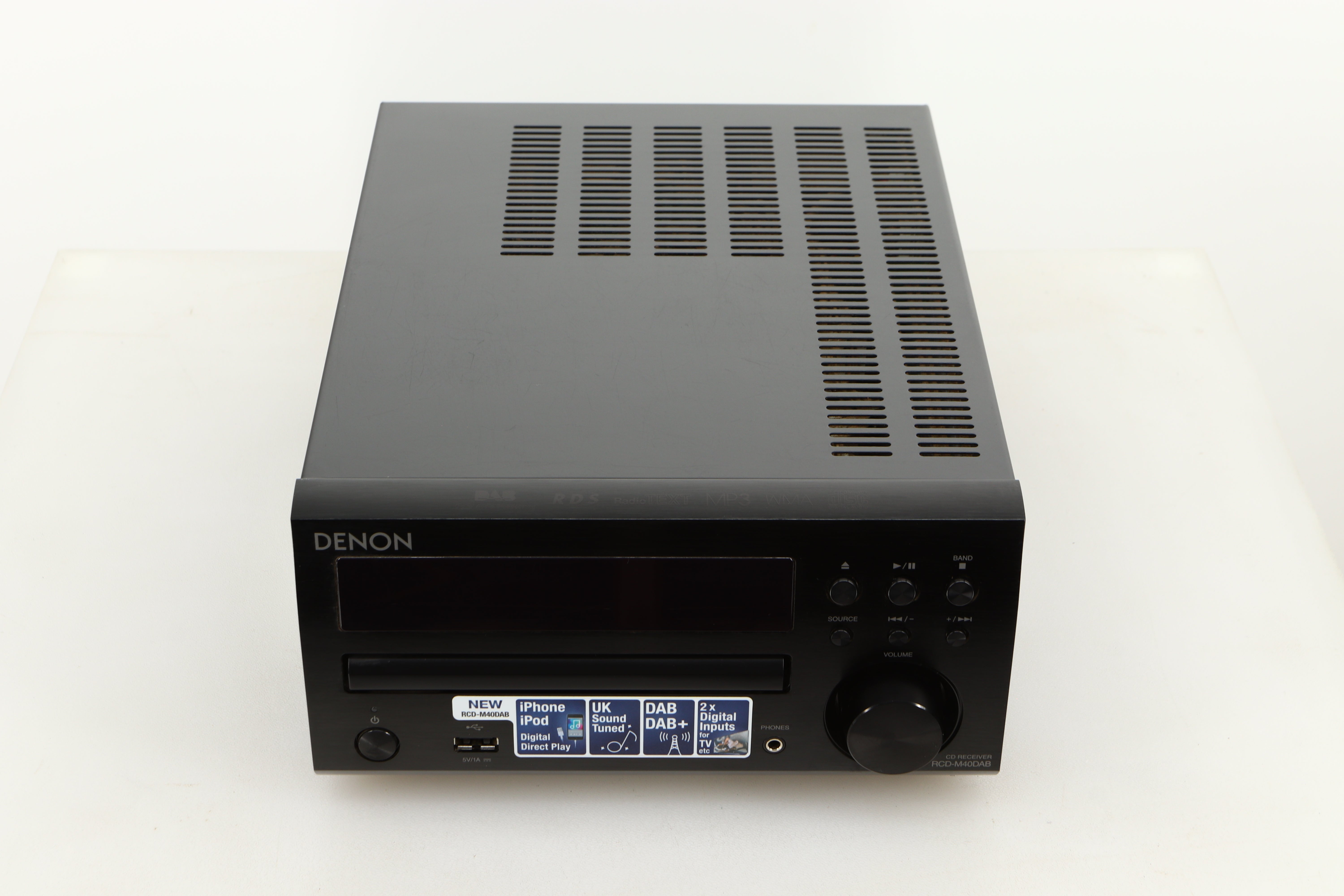 Denon RCD-M40DAB Mini System - Black / SC-M37 Speakers