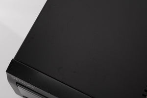 Close up view of a used Denon RCD M41DAB Music System in Black