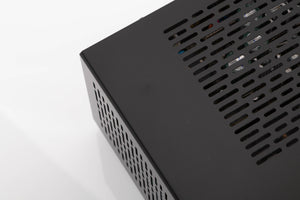 Close up view of a used Denon RCD M41DAB Music System in Black