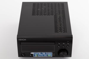 Top view of a used Denon RCD M41DAB Music System in Black