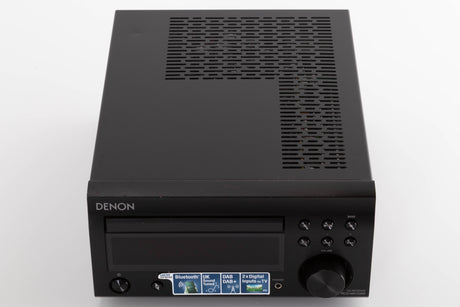 Top view of a used Denon RCD M41DAB Music System in Black