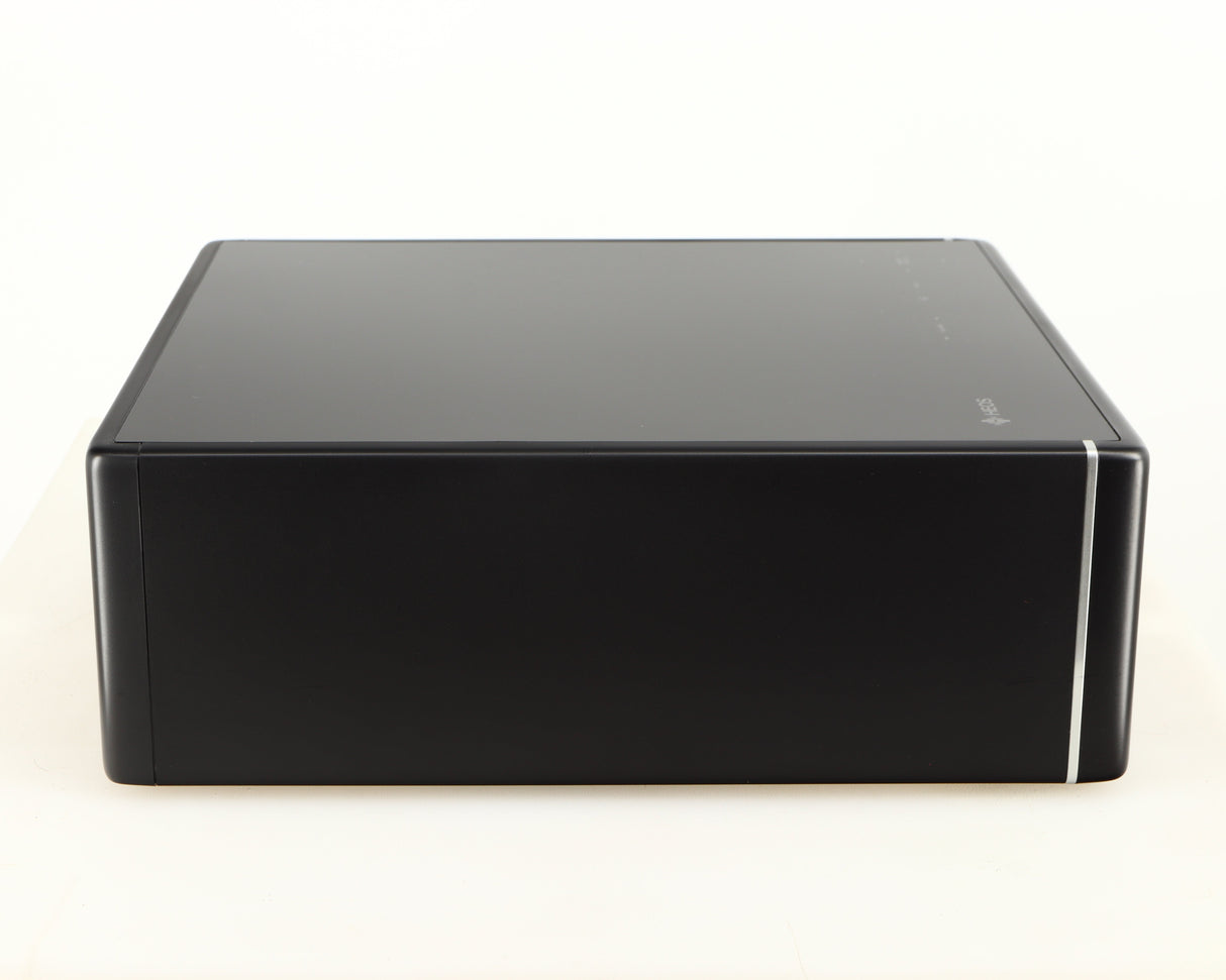 Left side view of a used Denon RCD-N10 Network CD Receiver in a black finish