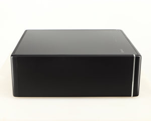 Left side view of a used Denon RCD-N10 Network CD Receiver in a black finish