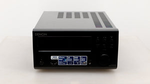 Front view of a used Denon RCD-M40DAB Mini System in Black finish 