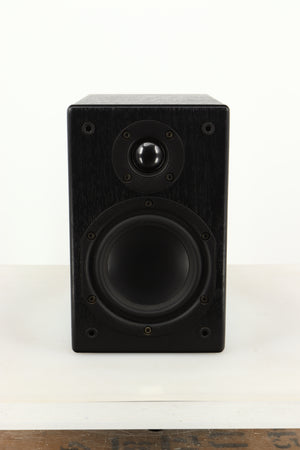 Front view of a used Denon SC-M37 Speaker in Black finish 