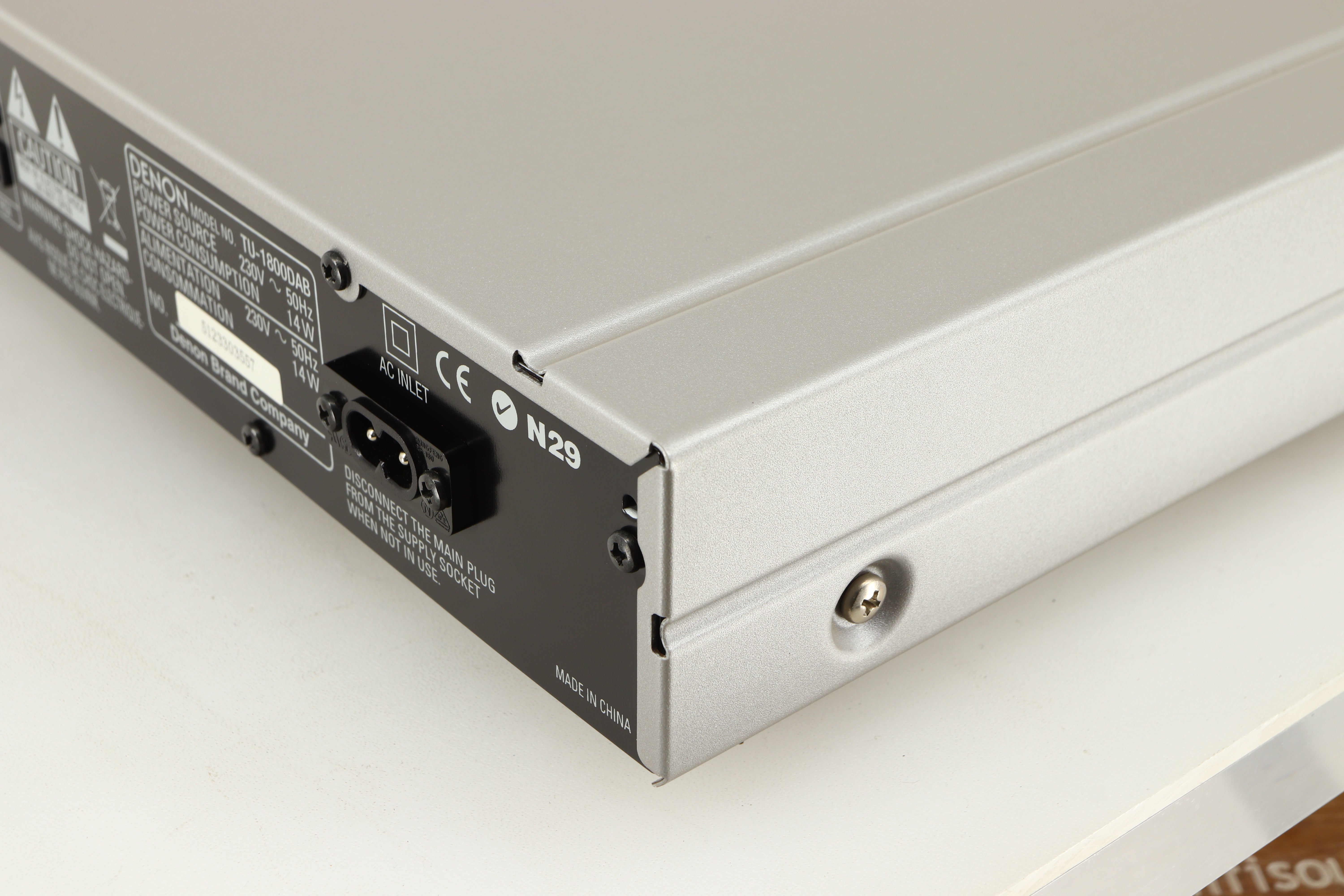 Denon TU-1800 DAB/FM Tuner - Silver – 2ndhandhifi.co.uk