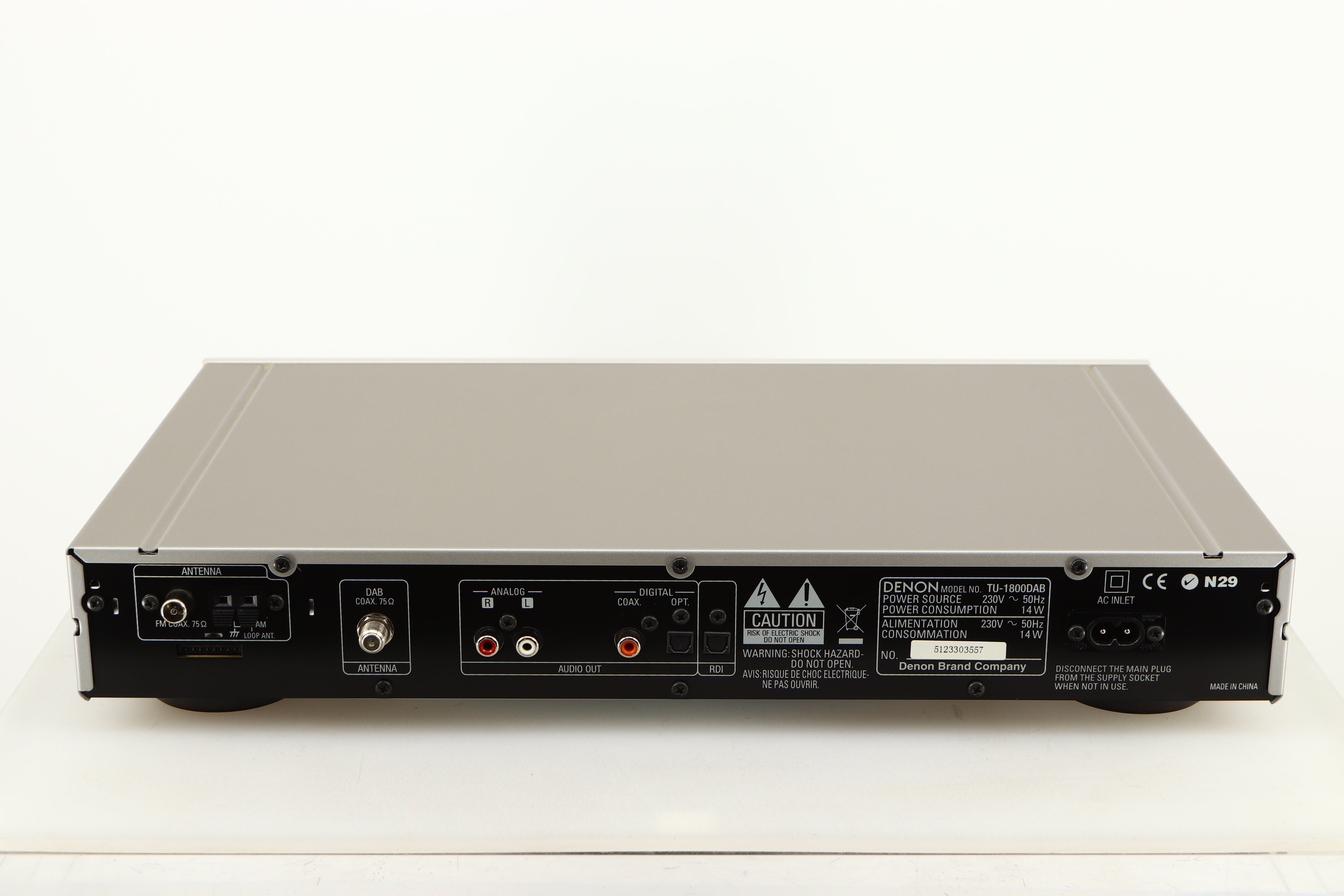 Denon TU-1800 DAB/FM Tuner - Silver – 2ndhandhifi.co.uk