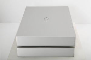 Side view of a Densen 275 Pre Amplifier with 2NRG PSU