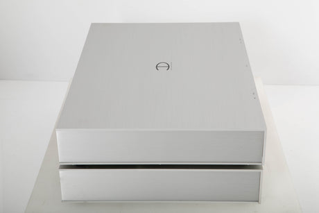 Side view of a Densen 275 Pre Amplifier with 2NRG PSU