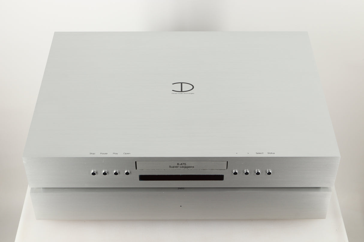 Top view of a used Densen B-475 CD Player in Albino finish