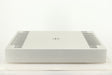 Front view of a used Densen B350Plus Monoblock Power Amplifier in a silver finish